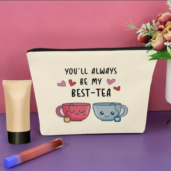 Bestie Gifts Makeup Bag, friendship Gifts For Women Friends - Picture 2 of 4